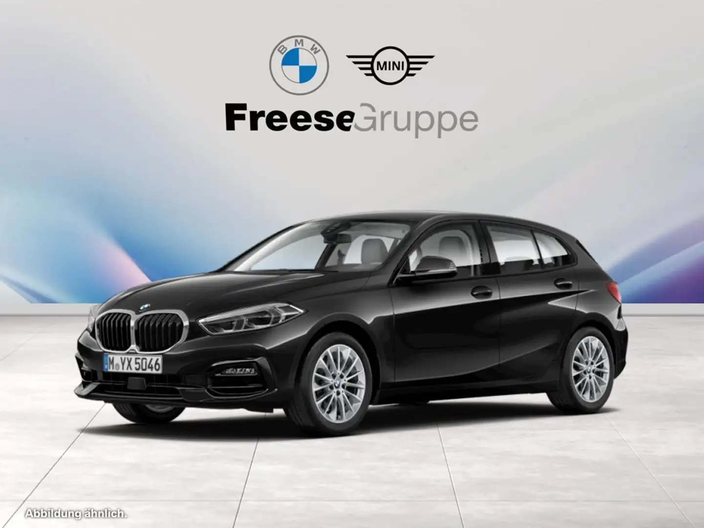 BMW 118 i HEAD-UP RFK LENKRADHZ LORDOSE SPORTSITZE BT Schwarz - 1