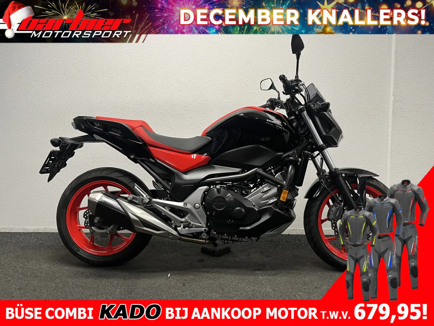 Honda NC 750 S / ABS Rood - 1