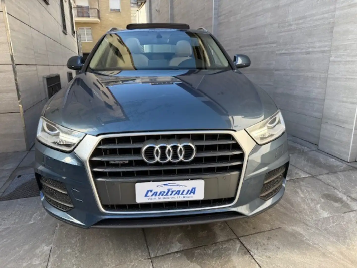 Audi Q3 2.0 TDI 150 CV quattro S tronic  TETTO PANORAMICO Blu/Azzurro - 2