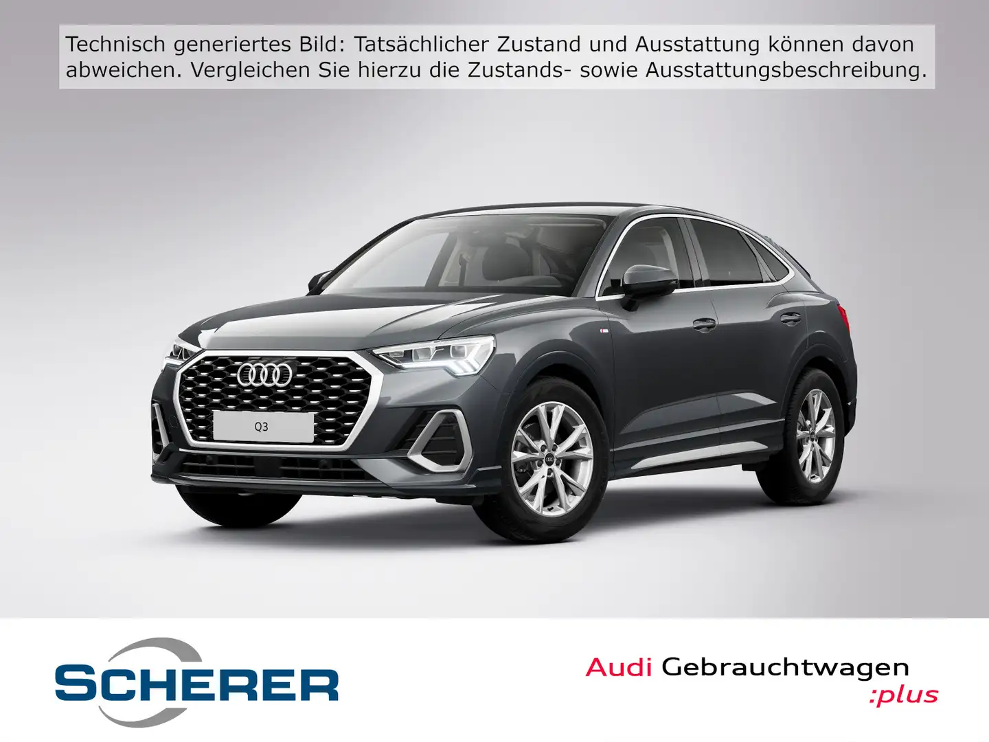 Audi Q3 S line 35 TFSI S tronic KAMERA NAVI Grau - 1