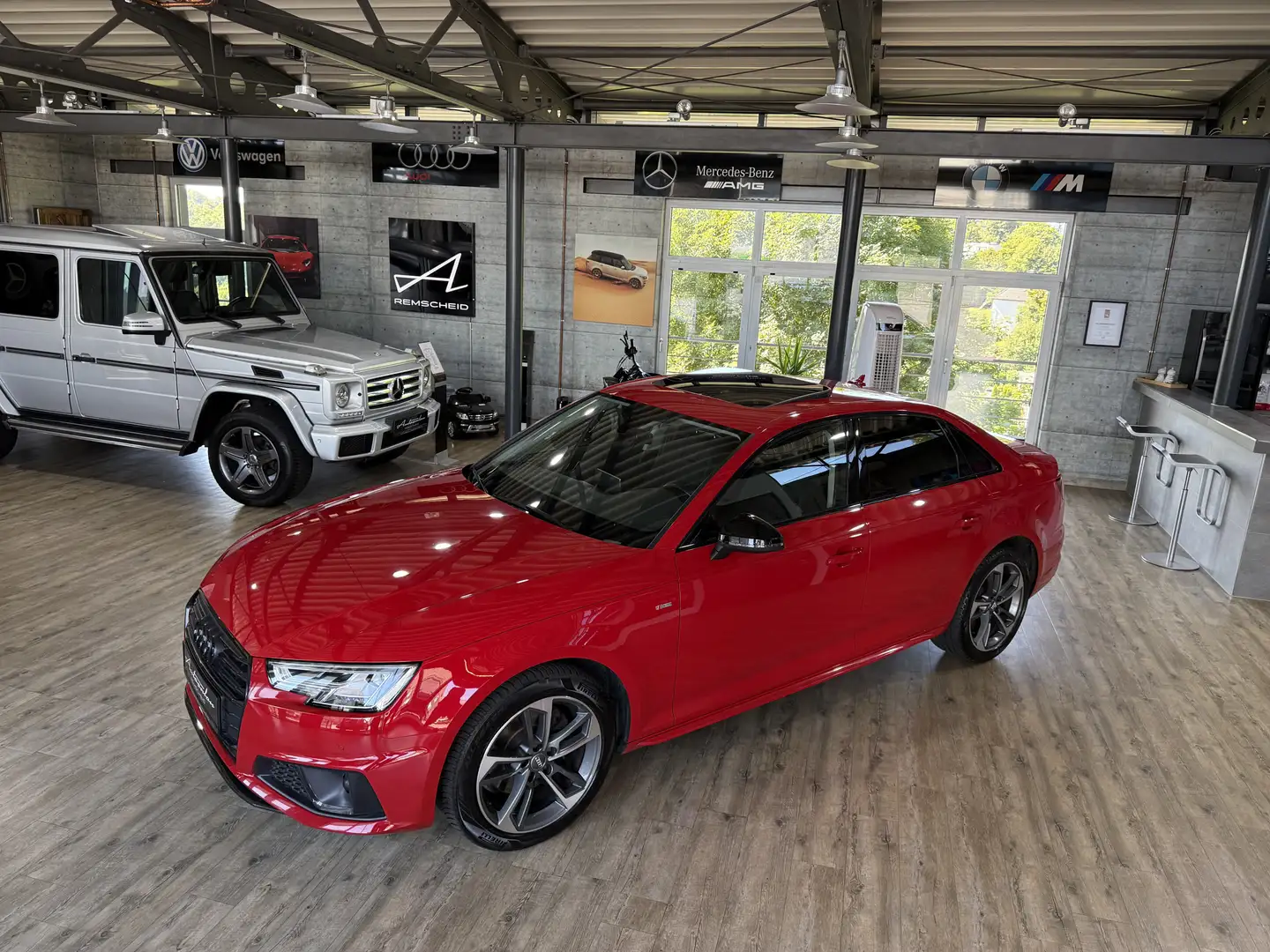 Audi A4 40 TFSI S-Line*G.SHD*VIRTUAL*LED*ACC*NAVI* Rot - 2
