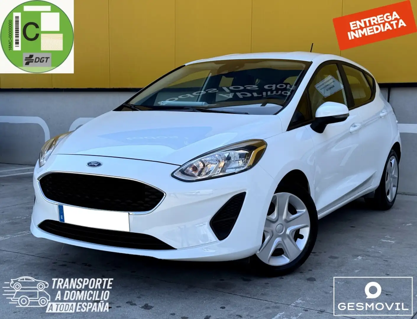 Ford Fiesta 1.5TDCi Trend 85 Blanc - 1