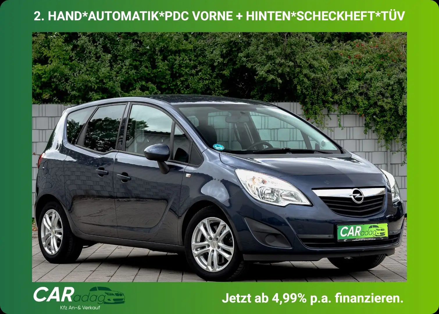 Opel Meriva B Edition*2HAND*AUT*40000tkm*PARKPILOT Blu/Azzurro - 1