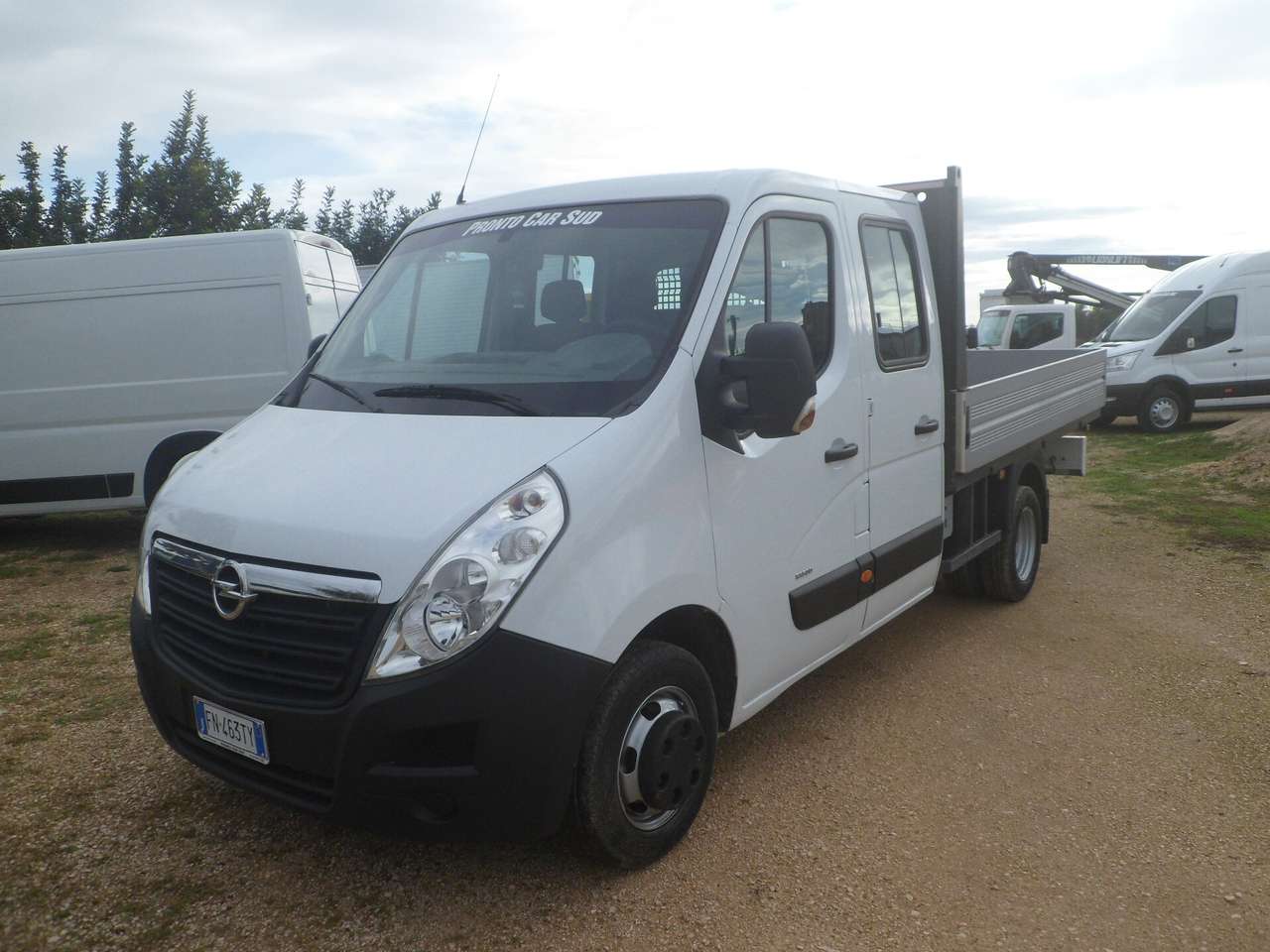 Opel Movano doppia cabina cassone fisso