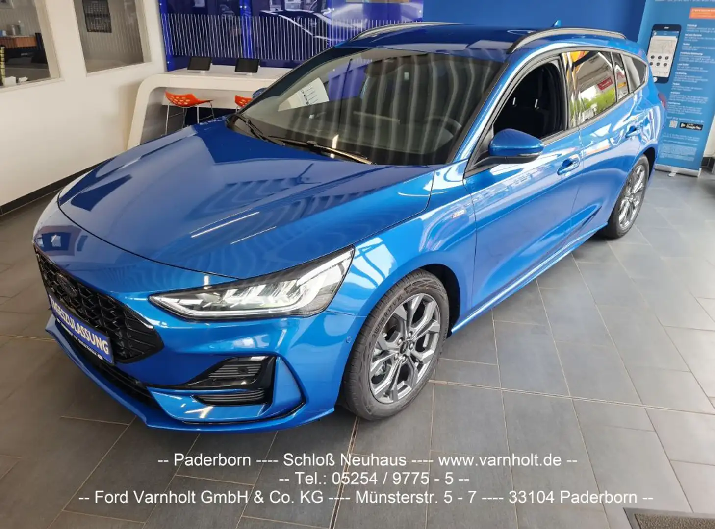Ford Focus Turnier 1.0 EcoBoost Hybrid Aut. ST-LINE X Blau - 1