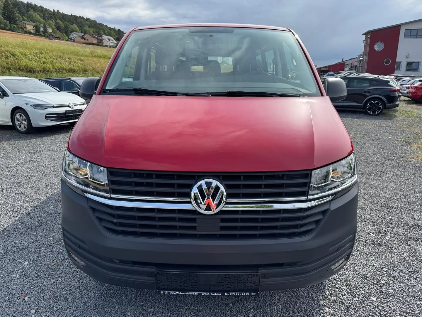 Volkswagen T6 Transporter T6.1 Transporter Kombi 2.0 TDI  *9-SITZER*PDCHI+ Rot - 1