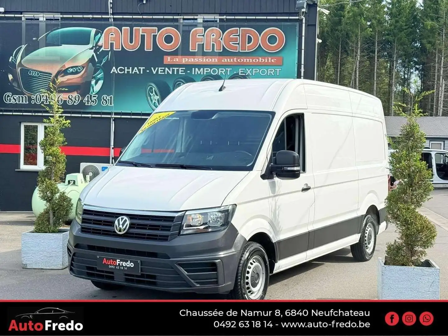 Volkswagen Crafter 2.0 CR TDi L3H2 (EU6d) * tva * Garantie */* Blanc - 1