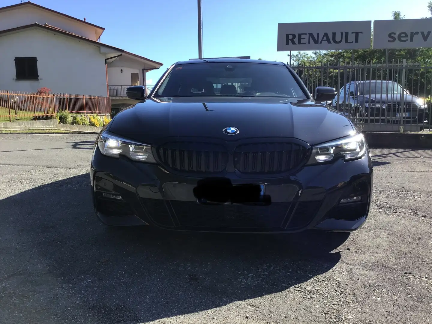 BMW 320 2019 Berlina 320d Msport auto Nero - 2