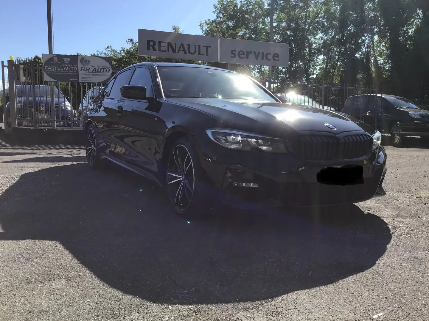 BMW 320 2019 Berlina 320d Msport auto Nero - 1