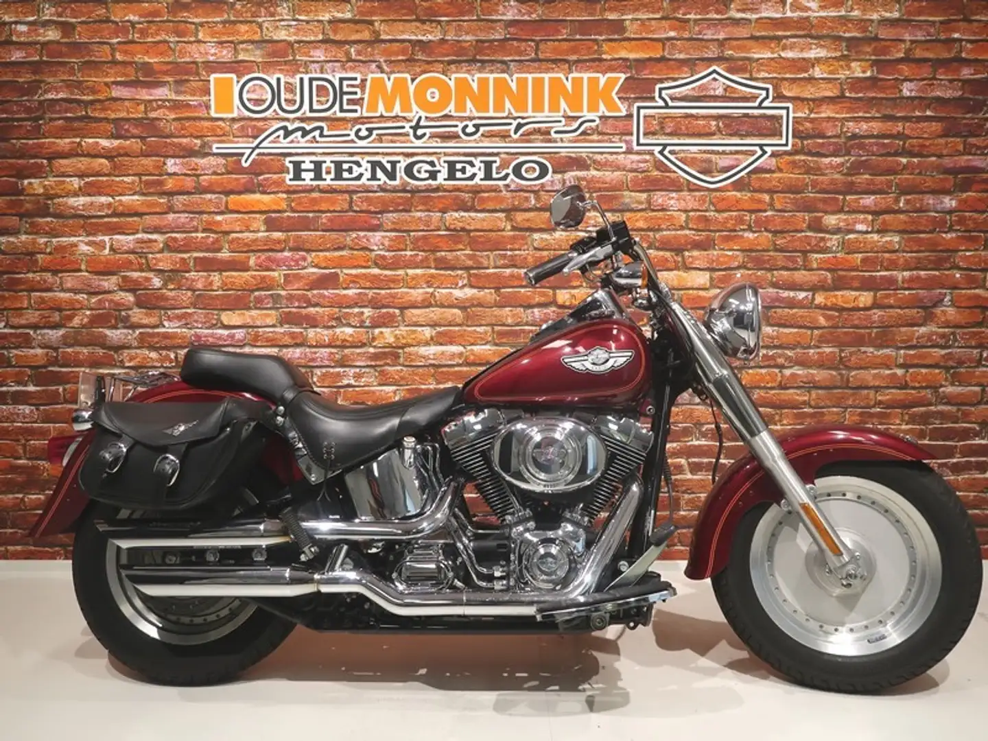 Harley-Davidson Fat Boy FLSTF 1450 Roşu - 1