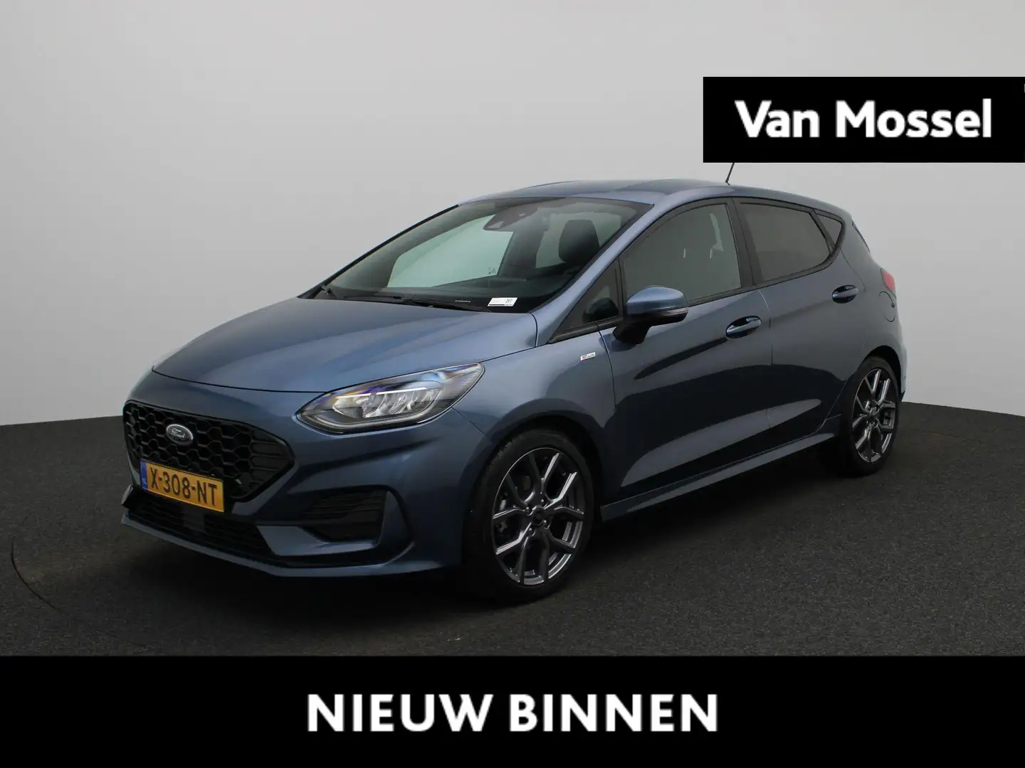 Ford Fiesta 1.0 EcoBoost Hybrid ST-Line | Winterpack | Cruise Blauw - 1