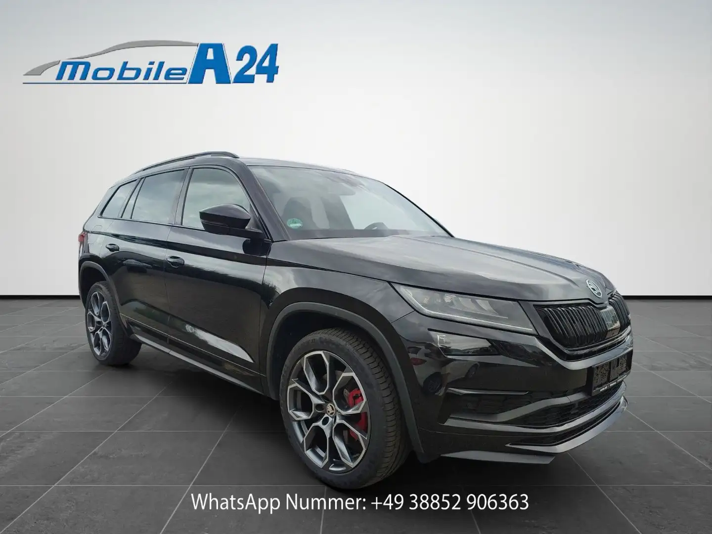 Skoda Kodiaq 2.0 BiTDI SCR DSG 4x4 RS ACC AHK Black - 1