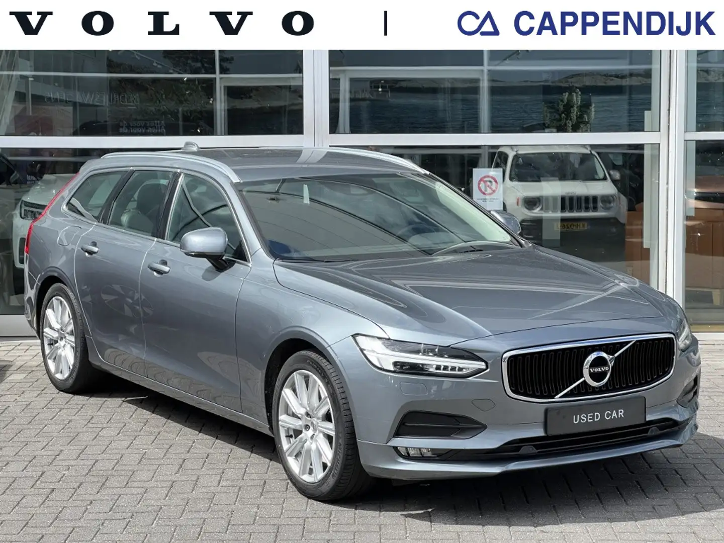 Volvo V90 T4 190PK Momentum |Adap.Cruise| Leder | Trekhaak | Gris - 1