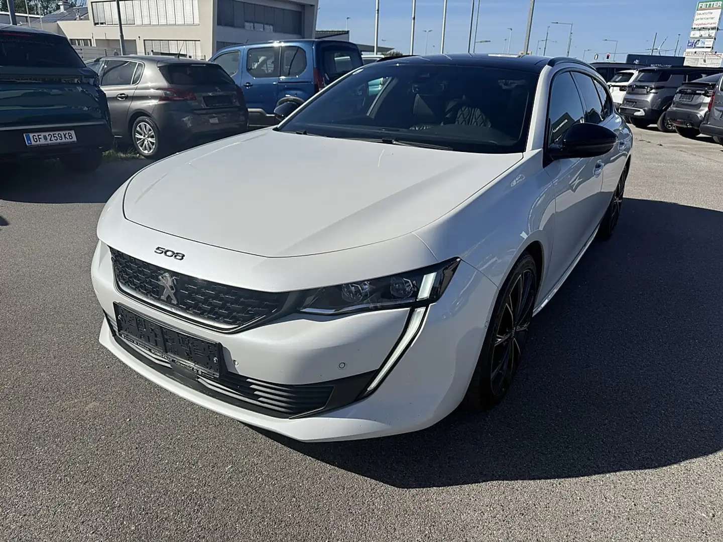 Peugeot 508 SW 2,0 BlueHDi 180 EAT8 S&S GT Line Aut. Weiß - 1