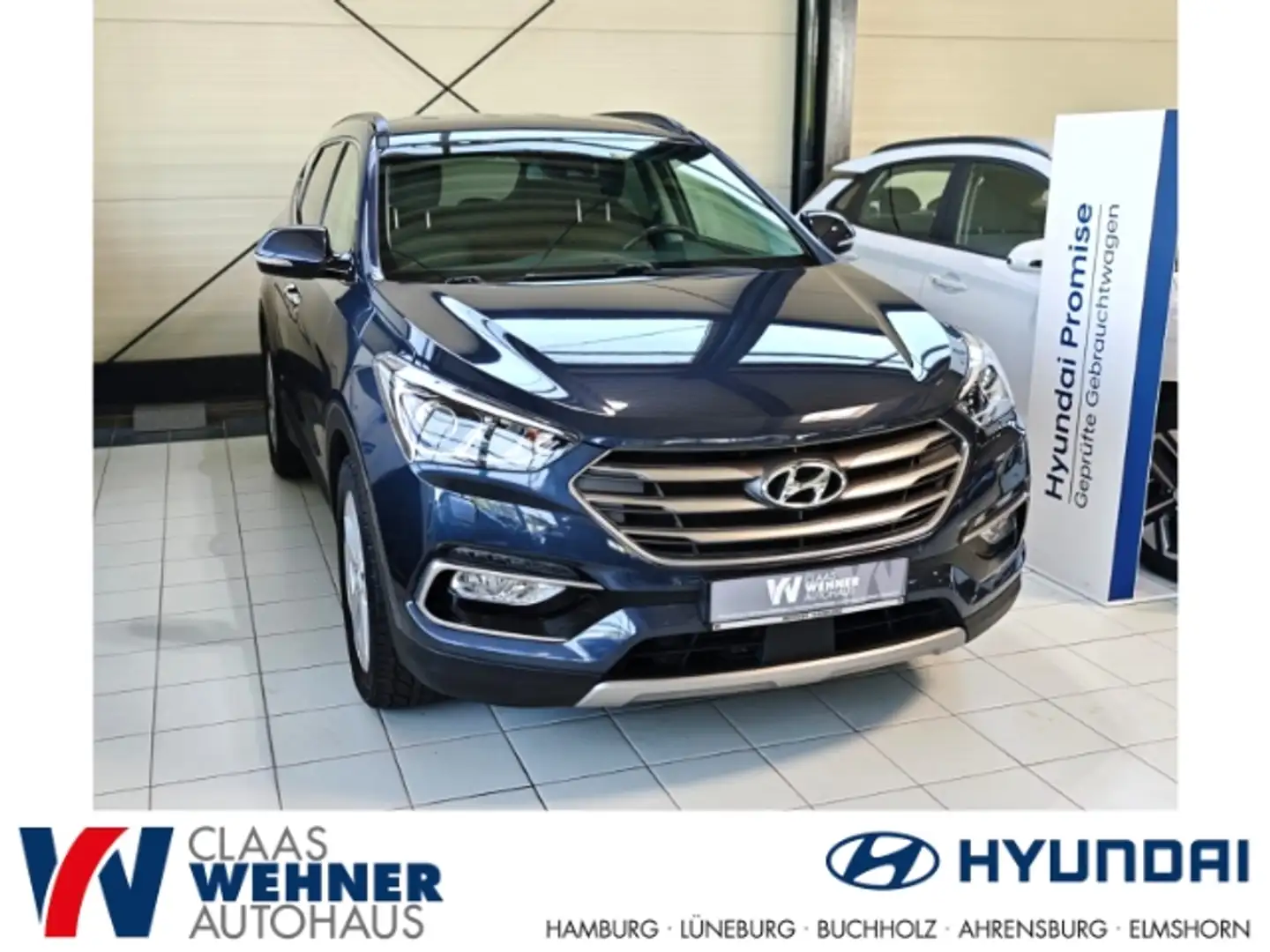 Hyundai SANTA FE Hyundai Santa Fe Premium 2.2 CRDI Premium 4WD Синий - 1