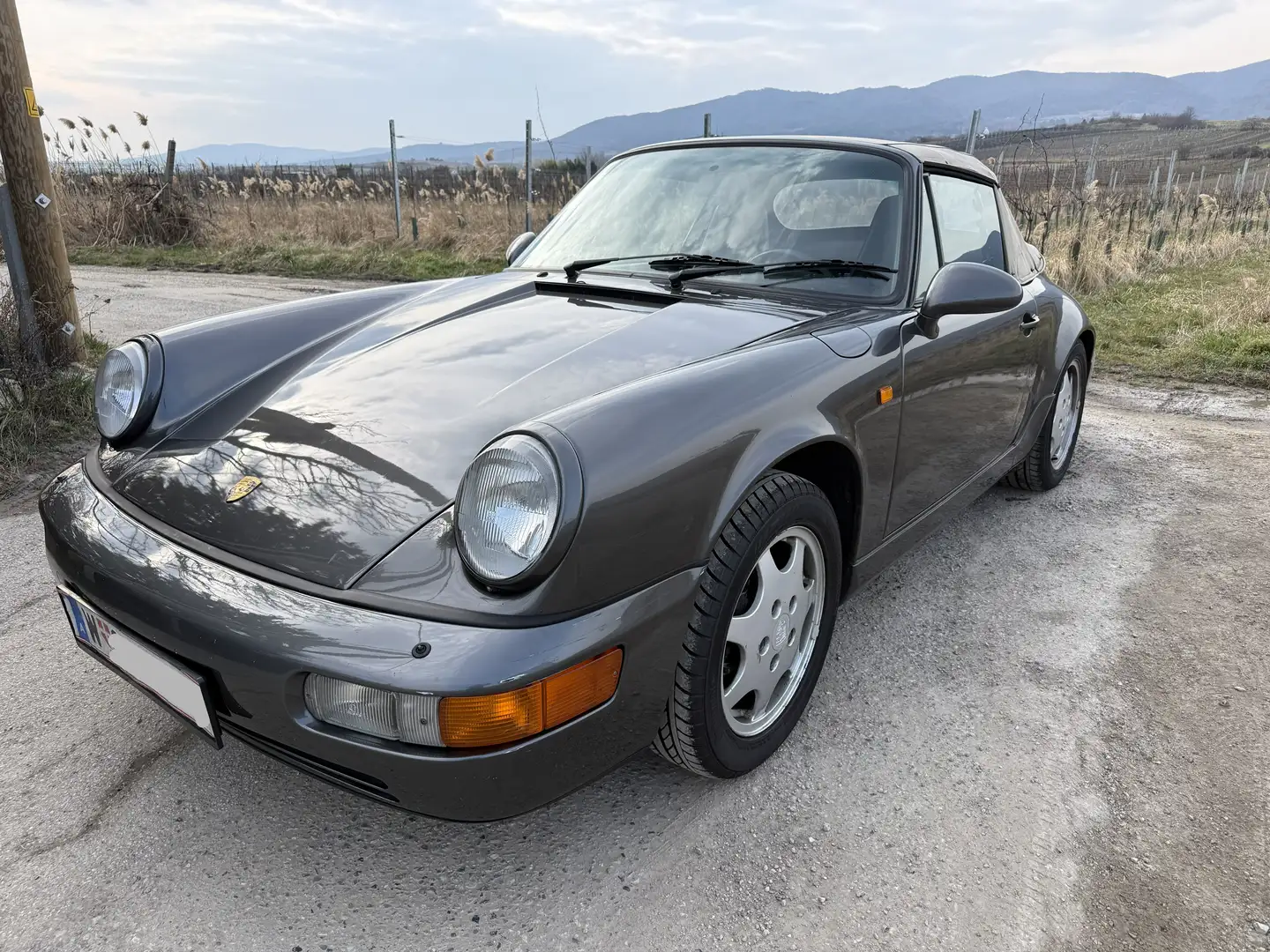 Porsche 964 911 Carrera 4 Cabrio Grau - 2
