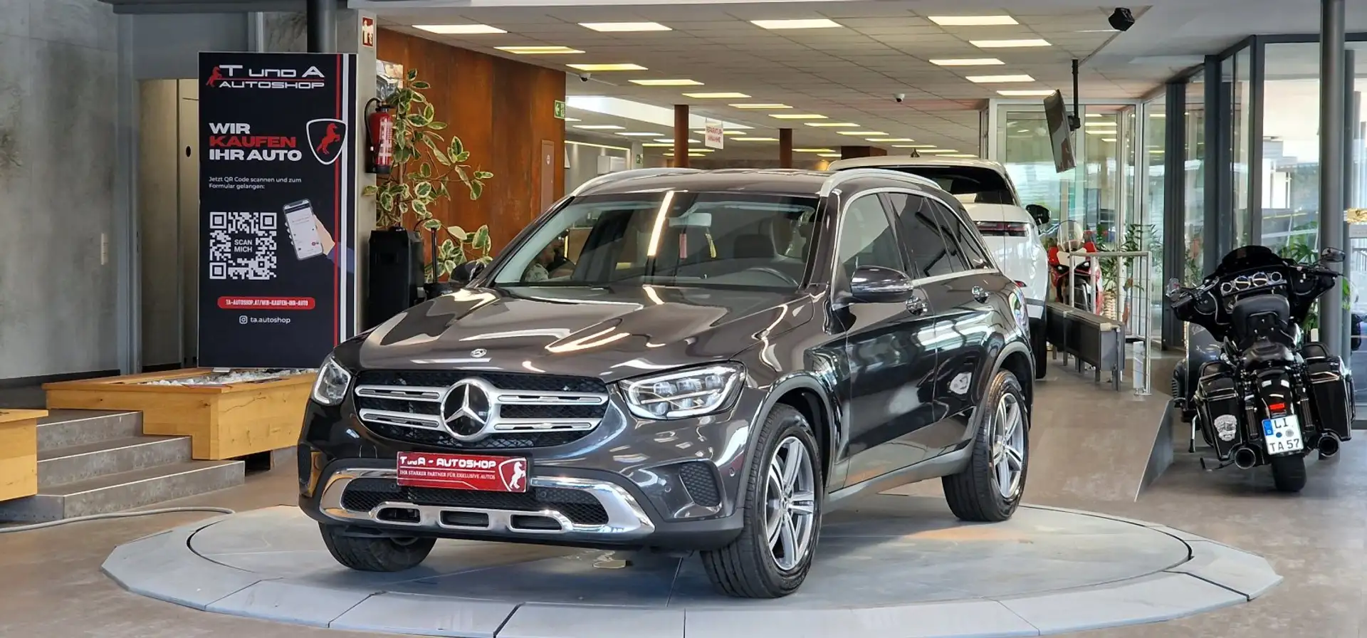 Mercedes-Benz GLC 200 d 4-Maitc 1-Hand Exclusive Line Aut. *Kamera*AHK*S Grau - 1