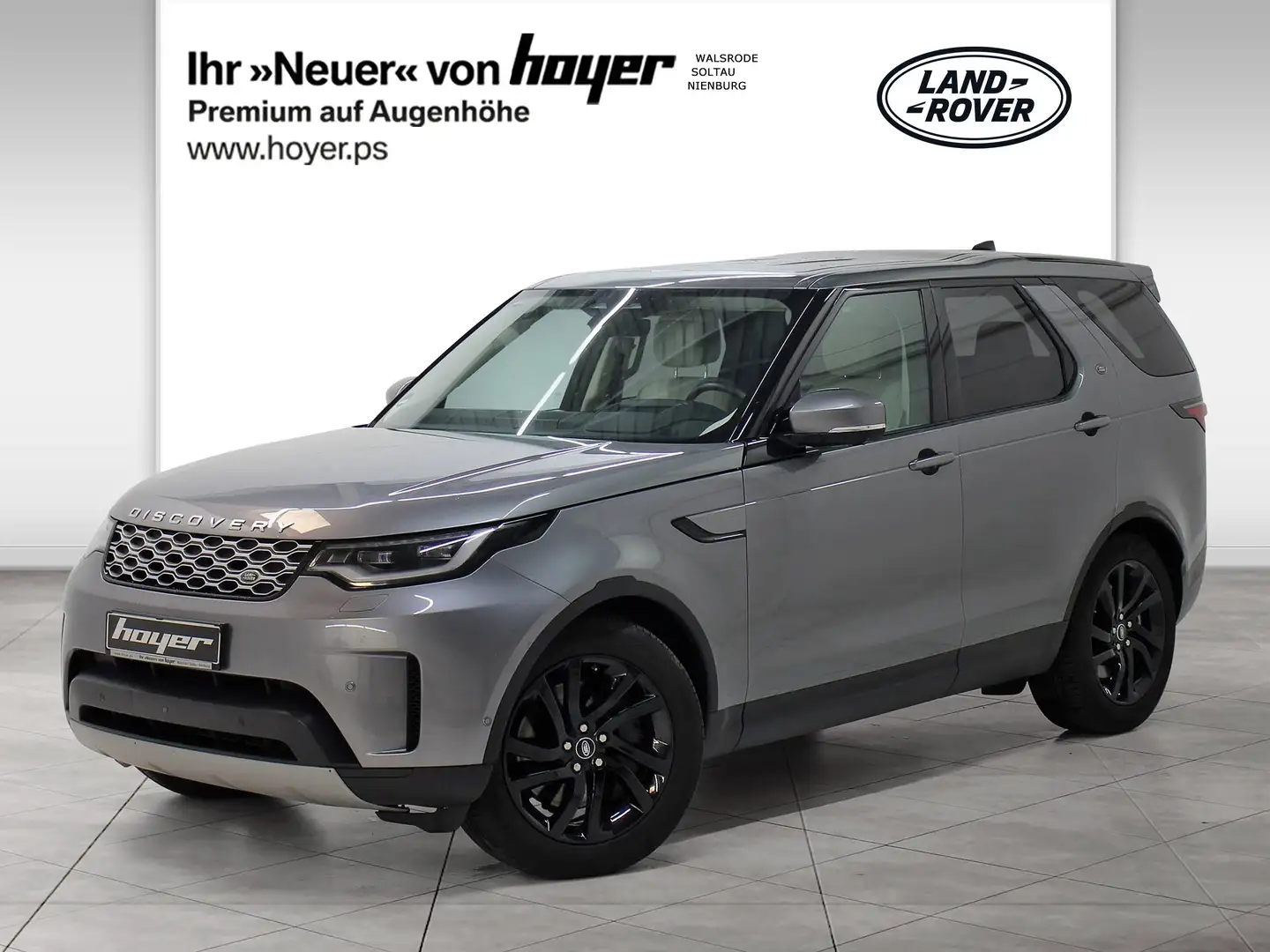Land Rover Discovery D300 Neues Modell Automatik HUD LED Navi Grijs - 1