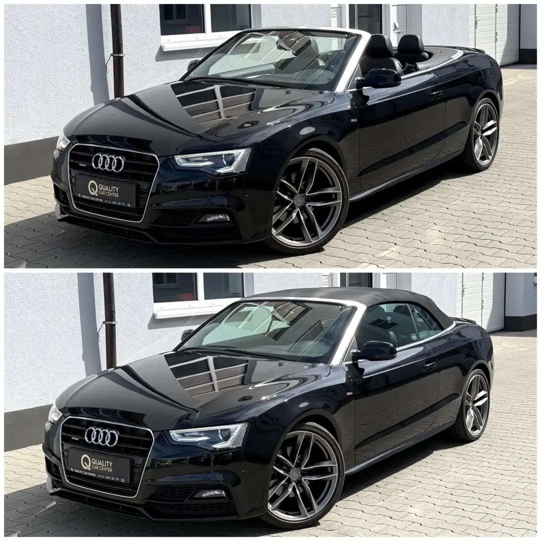 Audi A5 Cabrio 3.0 S line V6 Quattro*Bang&Olufsen*ACC Noir - 2