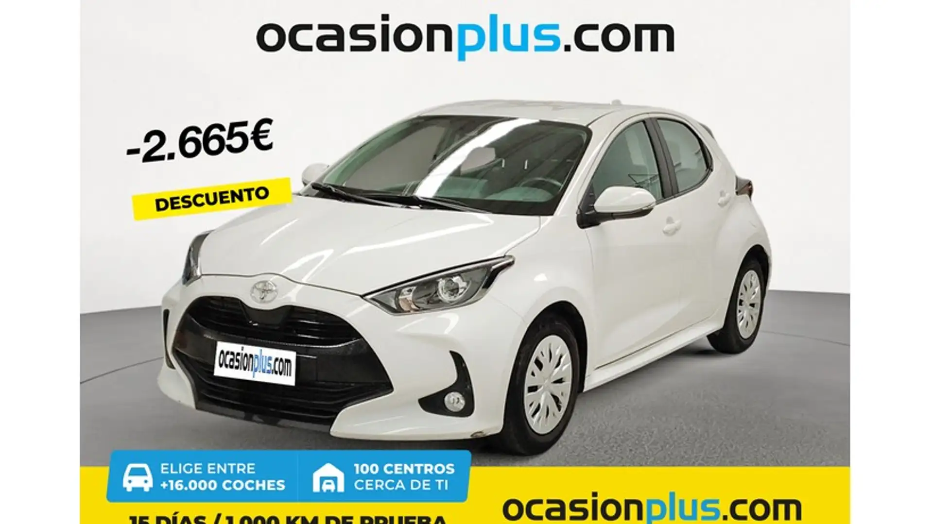 Toyota Yaris 1.0 Active Blanco - 1
