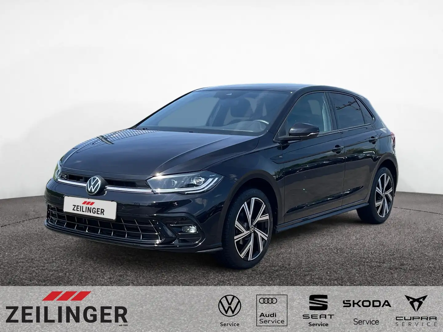 Volkswagen Polo R-Line TSI DSG|IQ.LIGHT|NAVI|ACC|IQ.DRIVE Schwarz - 1