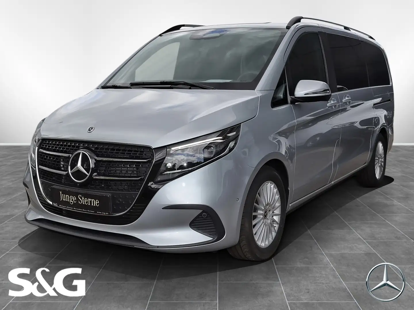 Mercedes-Benz V 250 d STYLE Lang MULTIBEAM TISCH LIEGEPAKET Silber - 1