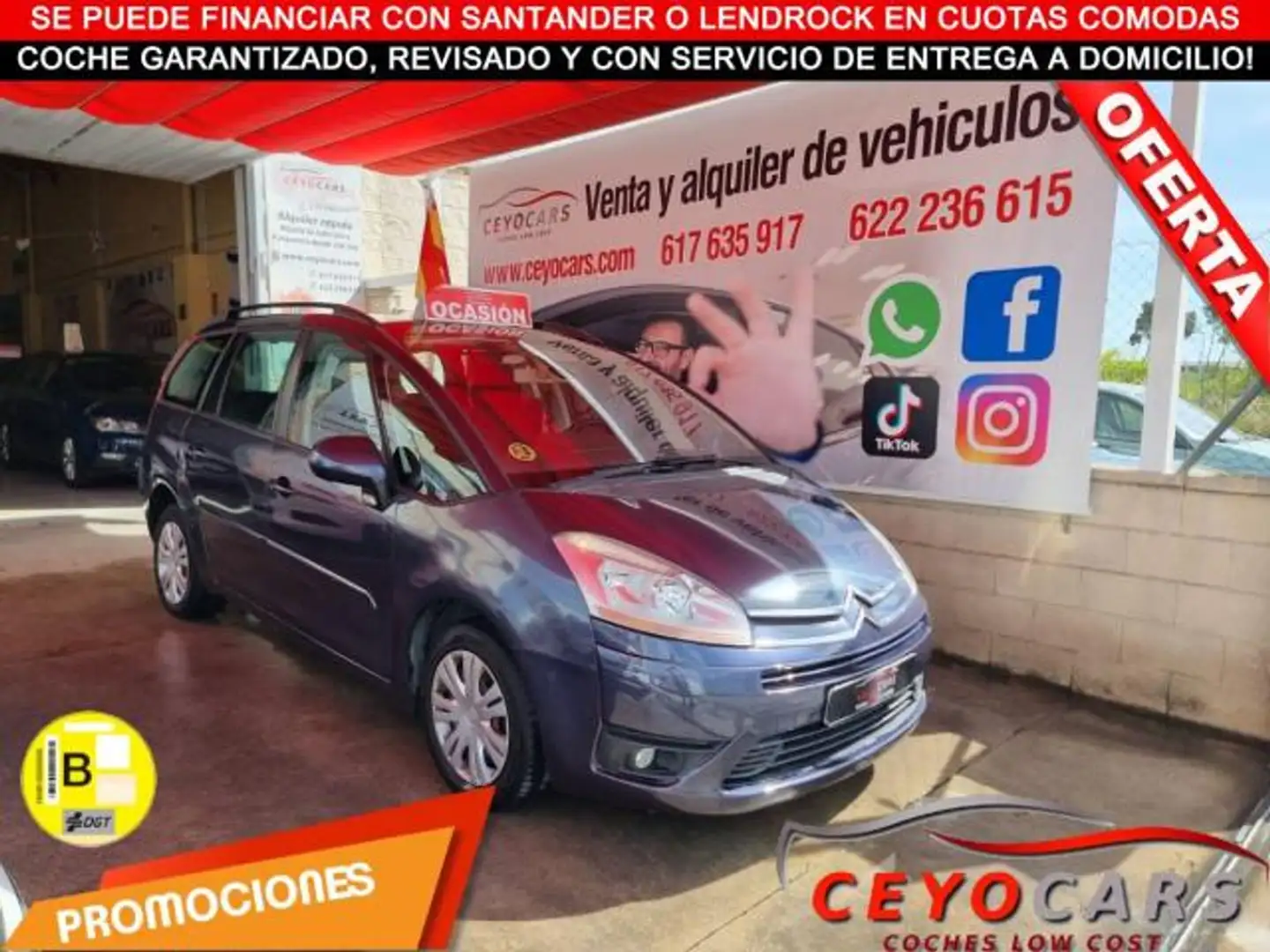 Citroen C4 Grand Picasso 1.6e-HDi Intensive ETG6 115 Blu/Azzurro - 1