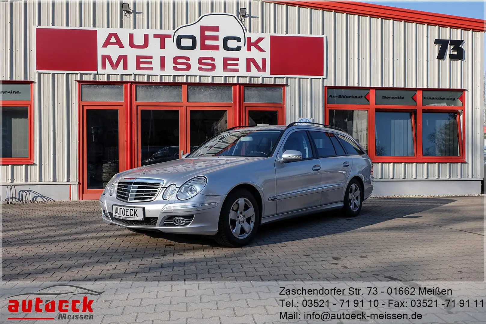 Mercedes-Benz E 280 -T CDI BIXENON I LEDER I NAVI I STDHZ I AHK Plateado - 1