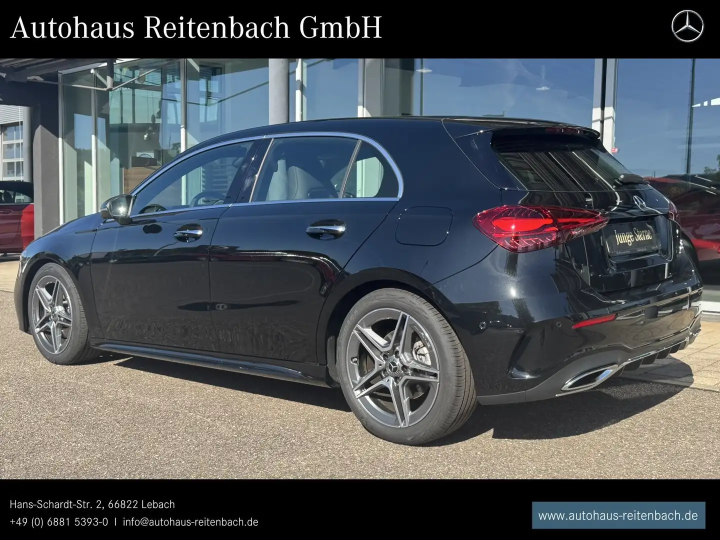 Mercedes-Benz A 200 A200 AMG+DISTR+MULTIBEA 360+TOTW+KEYLESS+AMBIENT Schwarz - 2