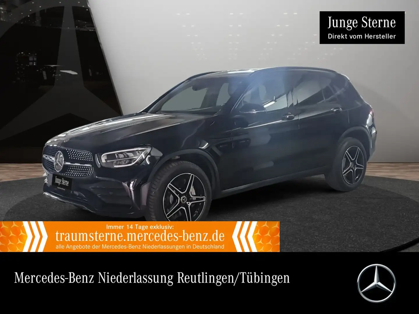 Mercedes-Benz GLC 300 de 4M AMG+NIGHT+AHK+LED+KAMERA+SITZKLIMA Schwarz - 1