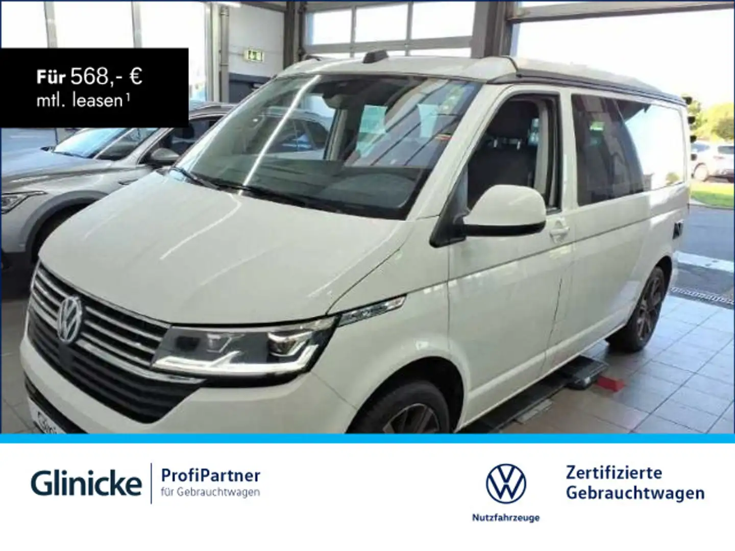 Volkswagen T6.1 California Ocean 2.0 TDI DSG NAVI ACC El.Si Weiß - 1