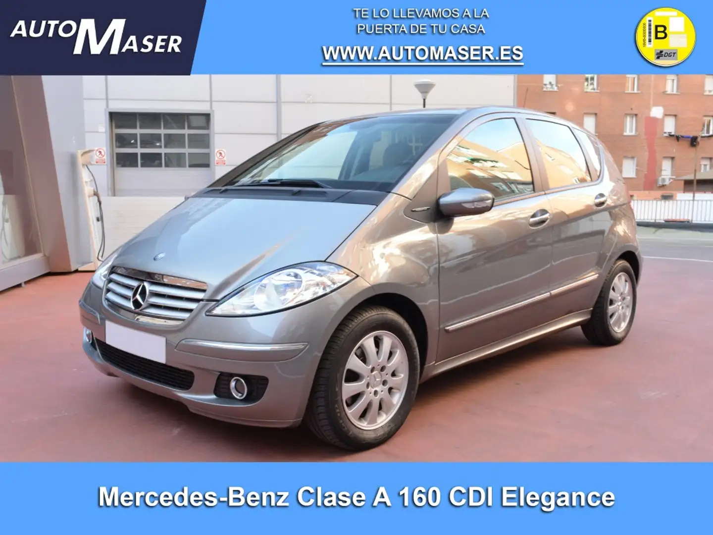 Mercedes-Benz A 160 160CDI Elegance Plateado - 1