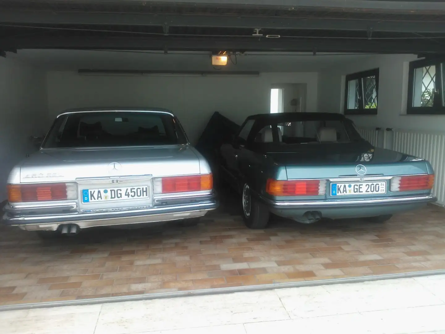 Mercedes-Benz 450 SEL Silber - 2