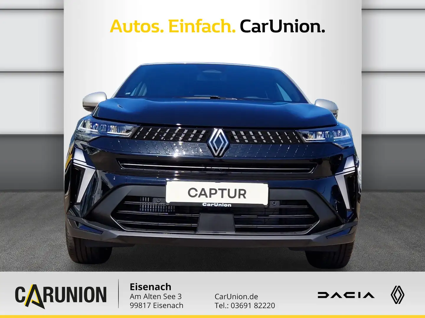 Renault Captur Techno Mild Hybrid 160 EDC Schwarz - 2