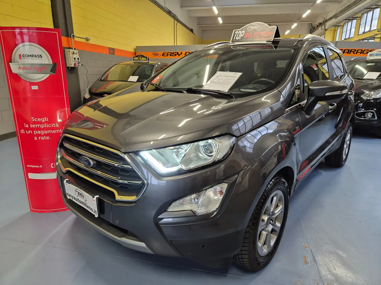 Ford EcoSport 1.0 EcoBoost 125 CV Start&Stop Titanium Grigio - 1