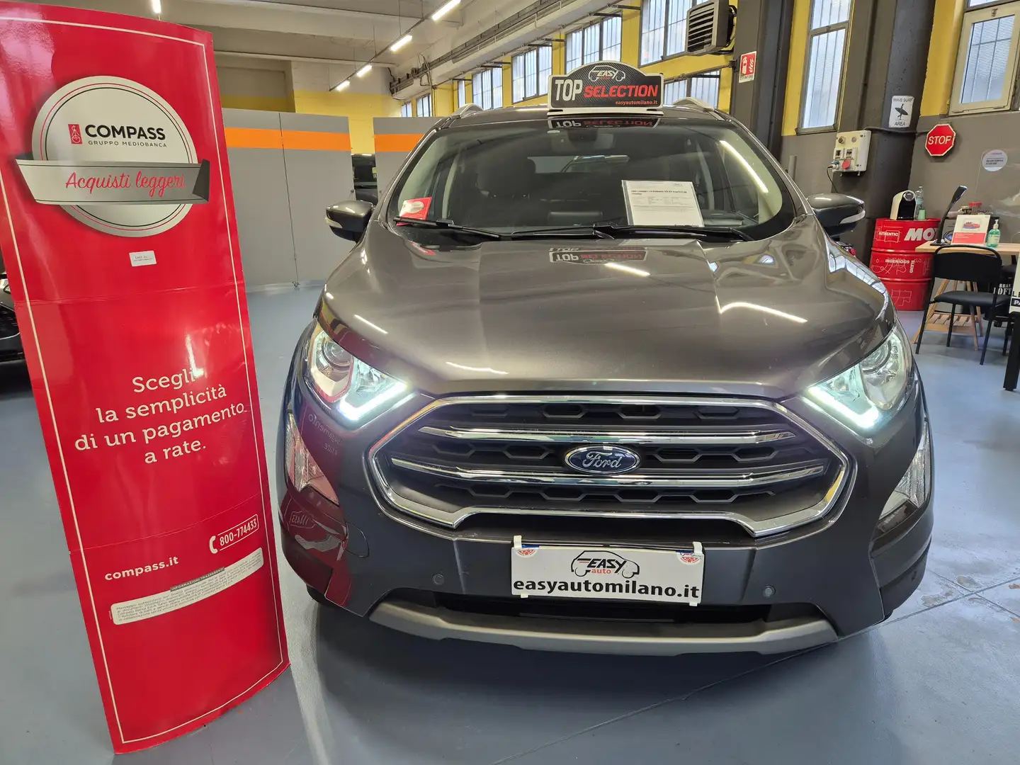 Ford EcoSport 1.0 EcoBoost 125 CV Start&Stop Titanium Grigio - 2