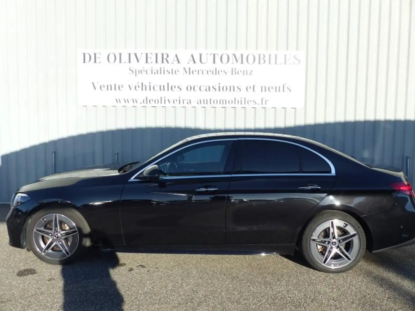 Mercedes-Benz C 220 220 d 200ch AMG Line (TVA) Noir - 2