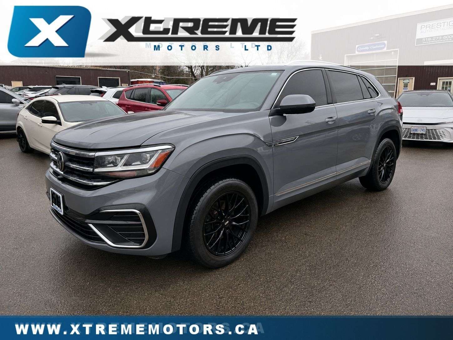 Gray 2020 Volkswagen Atlas Cross Sport SUV / Crossover All-Wheel Drive Automatic
