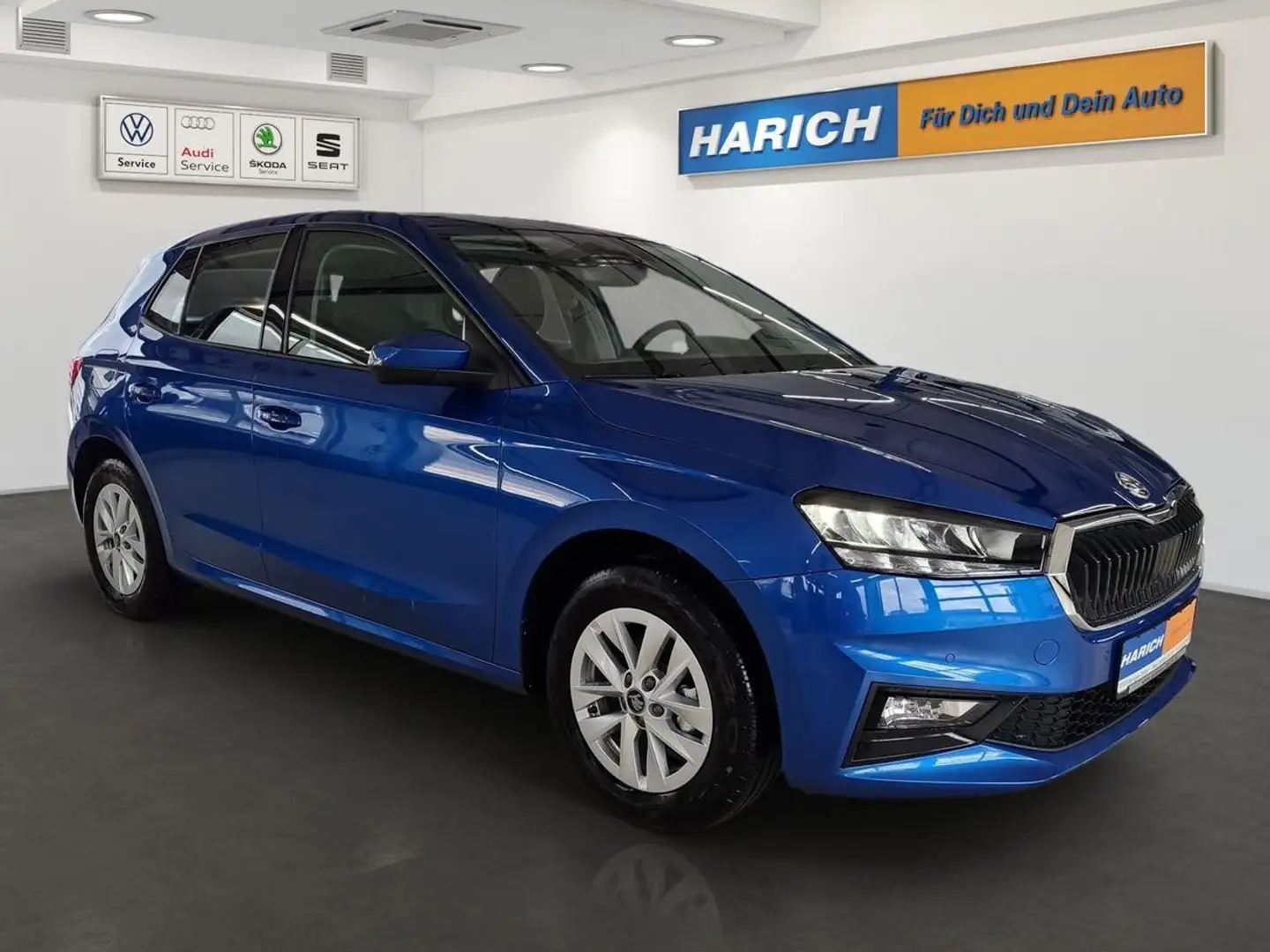 Skoda Fabia 1.0 TSI SMARTLINK DAB GRA LED PDC SHZ Bleu - 2