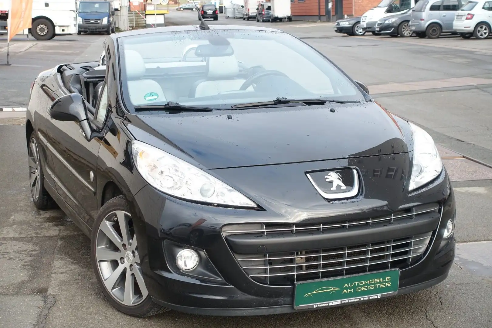 Peugeot 207 CC Cabrio-Coupe Roland Garros*AHK*SHZ*TEMPOM Siyah - 2