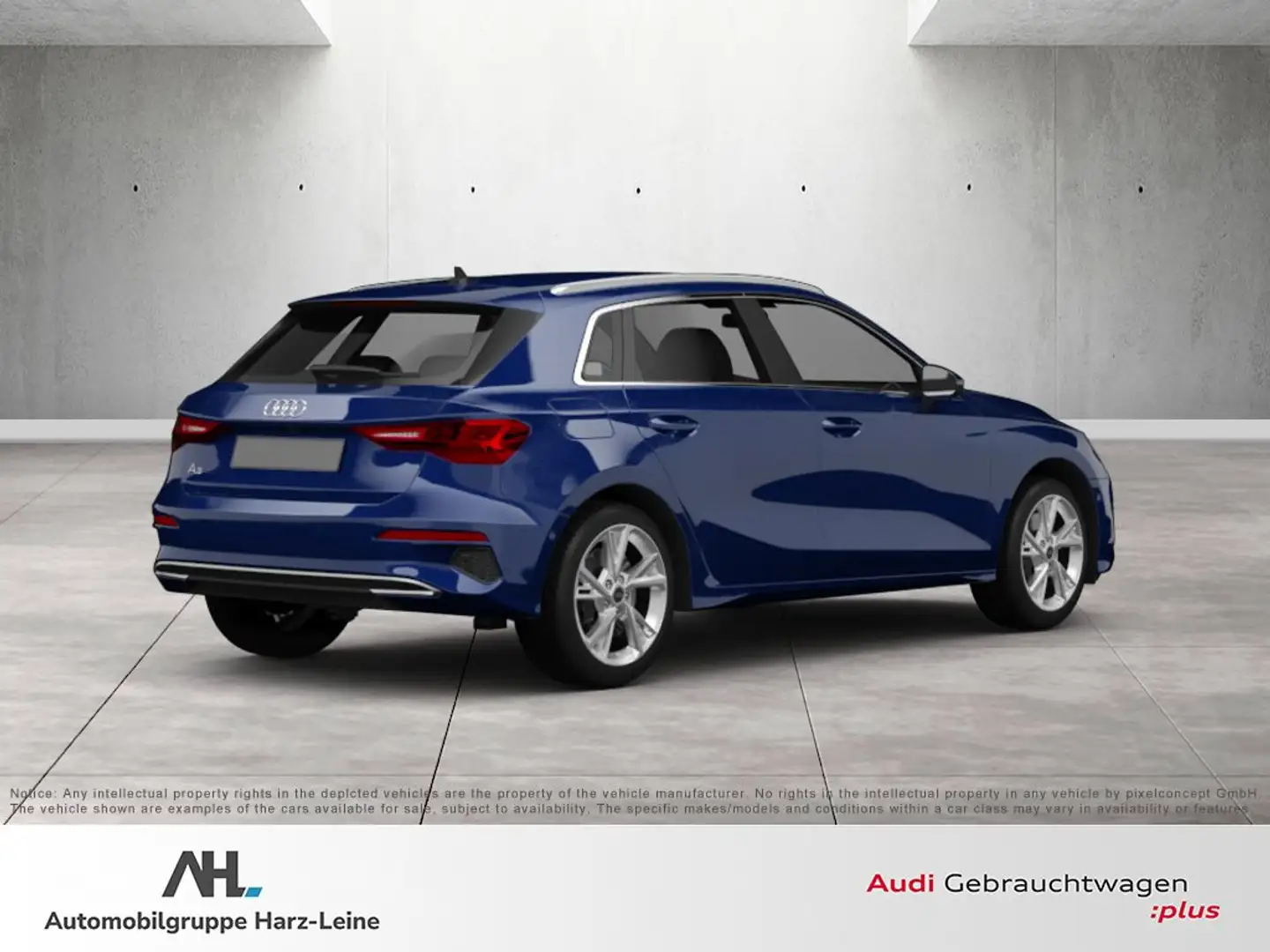 Audi A3 Sportback 35 TDI advanced S-tronic LED Navi RFK PD Blau - 2