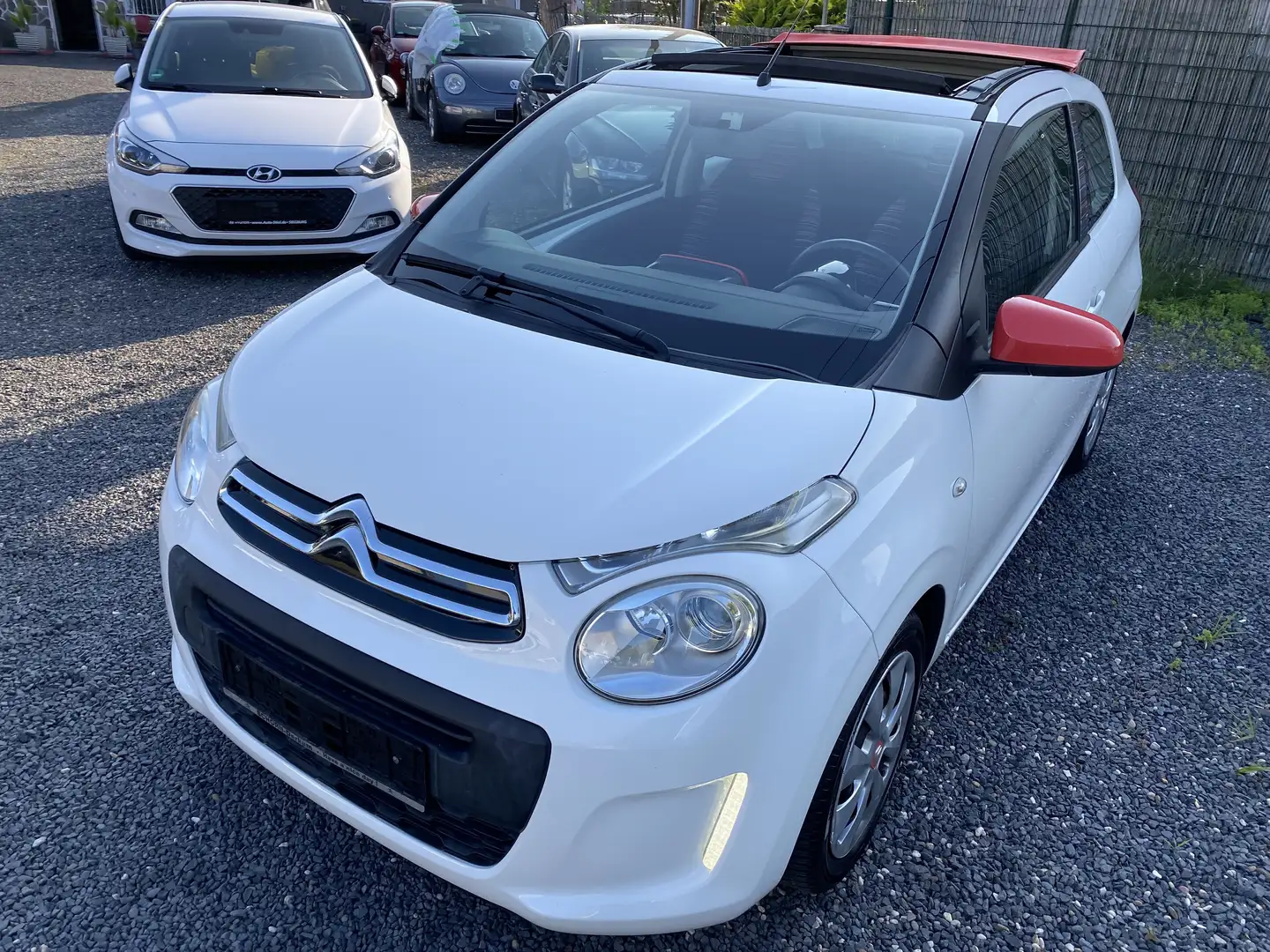 Citroen C1 Feel Edition Airscape el.Faltdach NUR 58TKM Wit - 1