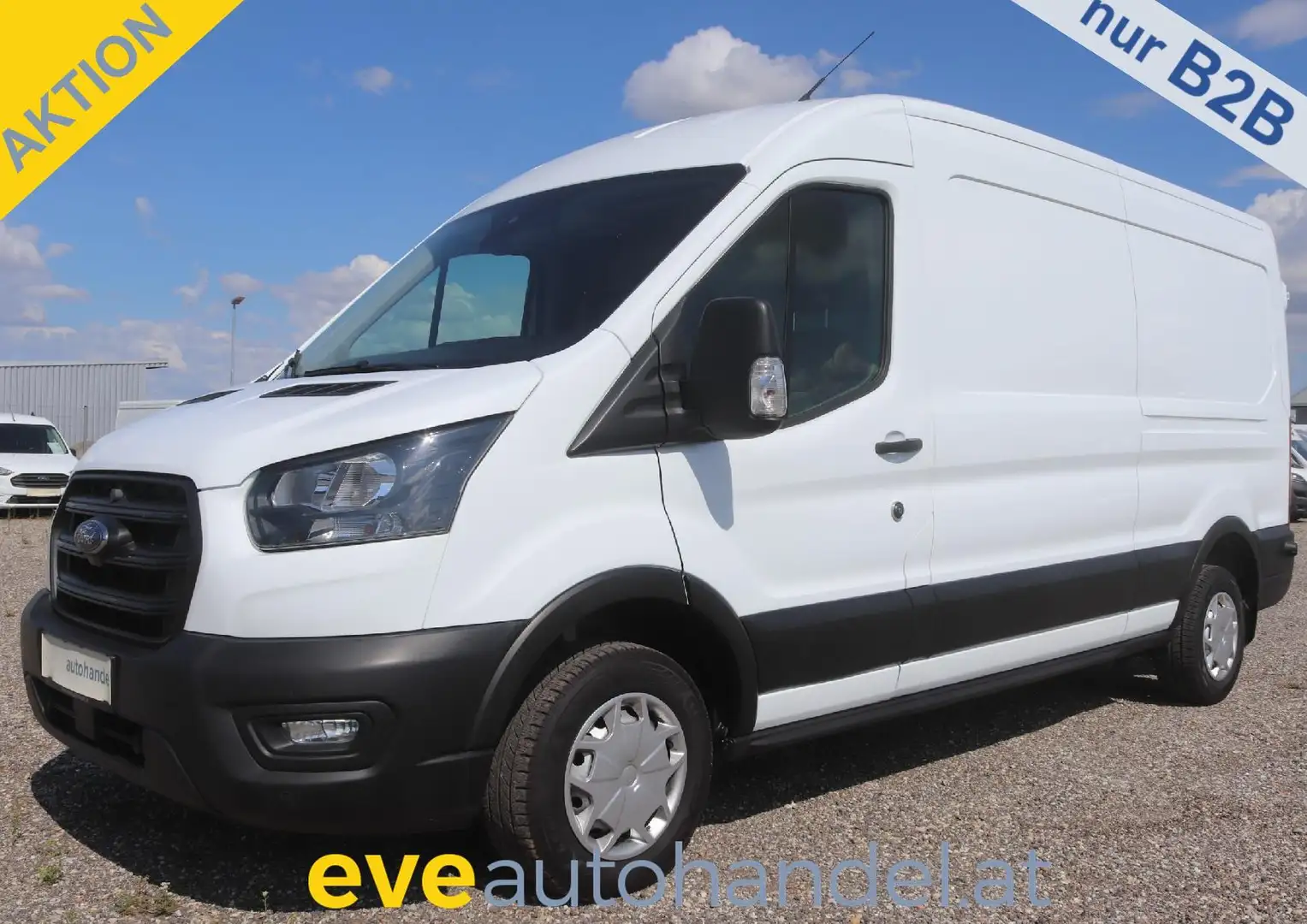 Ford Transit L3H2 Kasten/€ 17.400,-netto/TEL TEMP KLIMA Weiß - 1