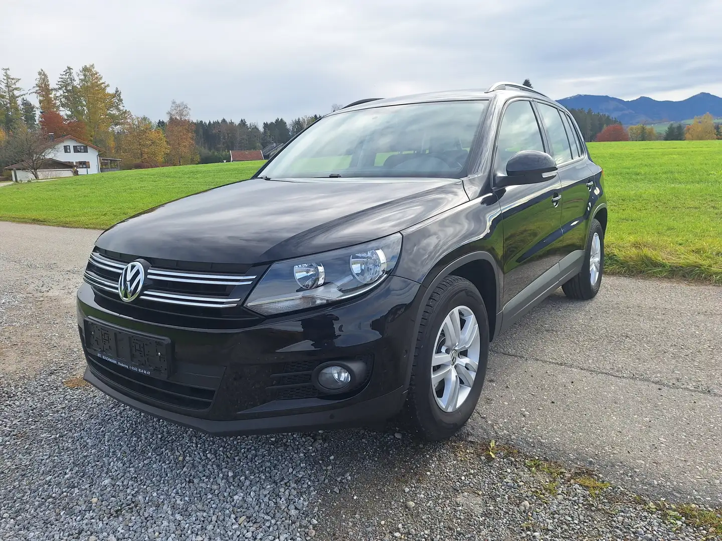 Volkswagen Tiguan Trend 1,4 TSI, Klima, Alu, 1-Hand, TÜV-neu Schwarz - 1