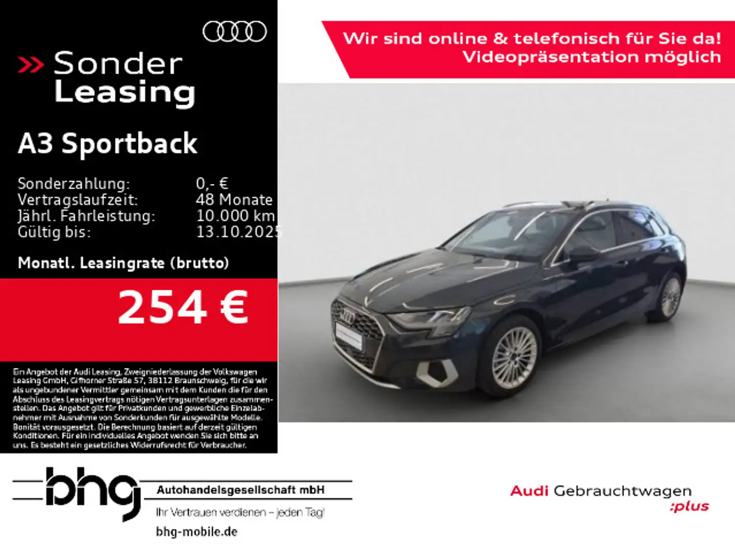 Audi A3 35 TFI S-tronic advanced Gris - 1