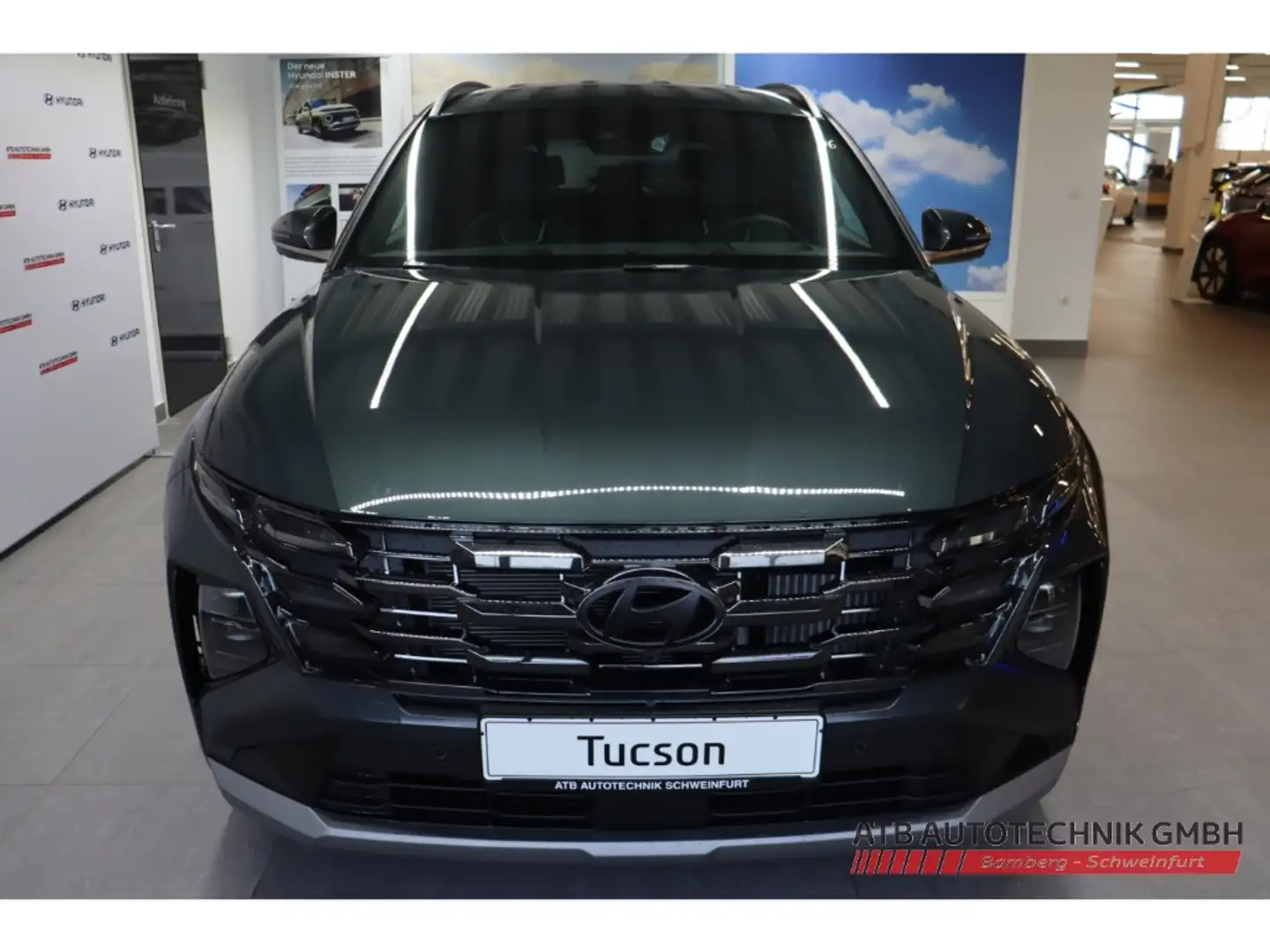 Hyundai TUCSON Prime Assistpaket 1.6 T-GDI 48V 7-DCT 2WD HUD Navi Grün - 2