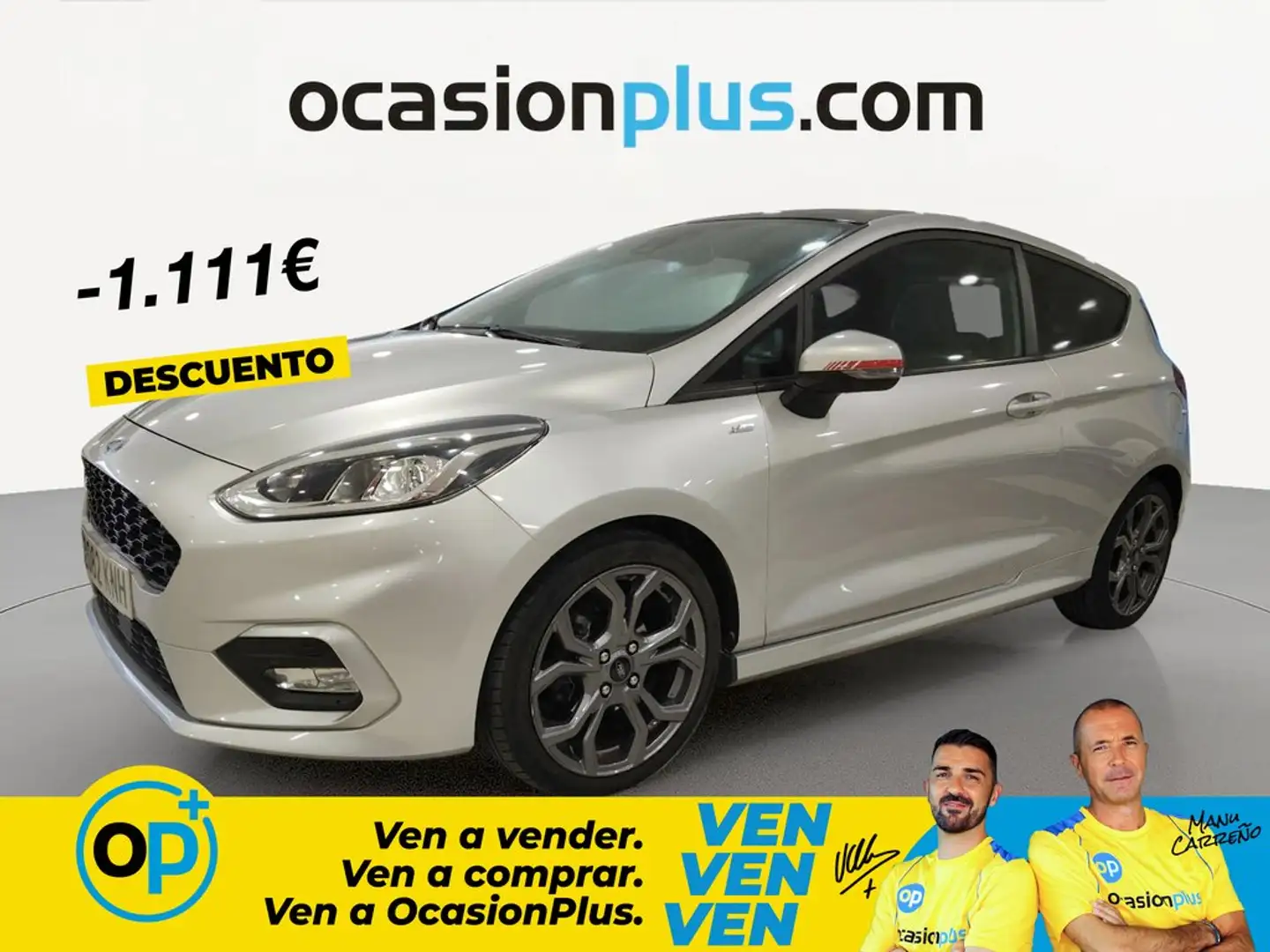 Ford Fiesta 1.0 EcoBoost S/S ST Line 140 Gris - 1