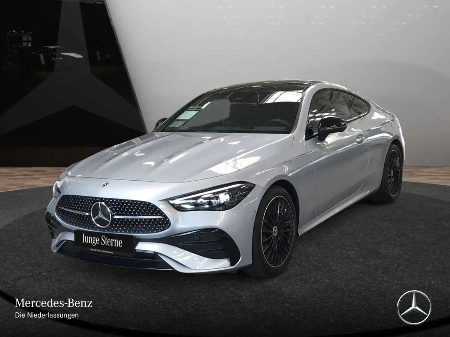 Mercedes-Benz CLE 200 AMG+NIGHT+PANO+360+AHK+BURMESTER+TOTW+9G Серебристый - 2