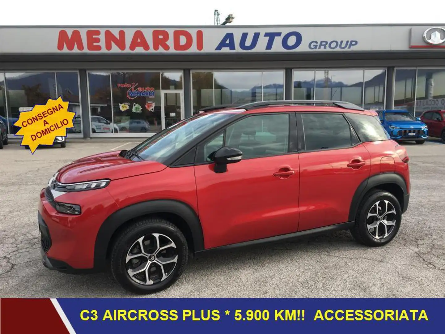 Citroen C3 Aircross PureTech 110 Plus 5.900 KM!! ACCESSORIATA Rojo - 1