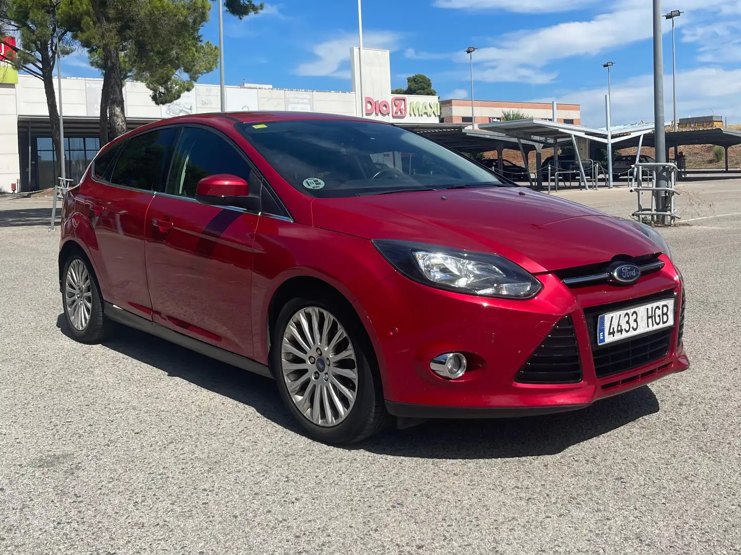 Ford Focus Focus 1.6TDCi Titanium 115 Rojo - 1
